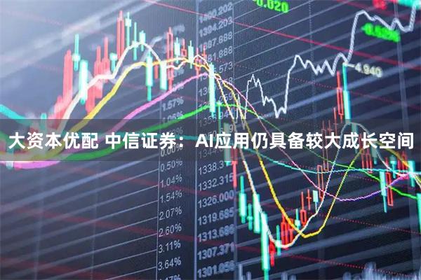 大资本优配 中信证券：AI应用仍具备较大成长空间